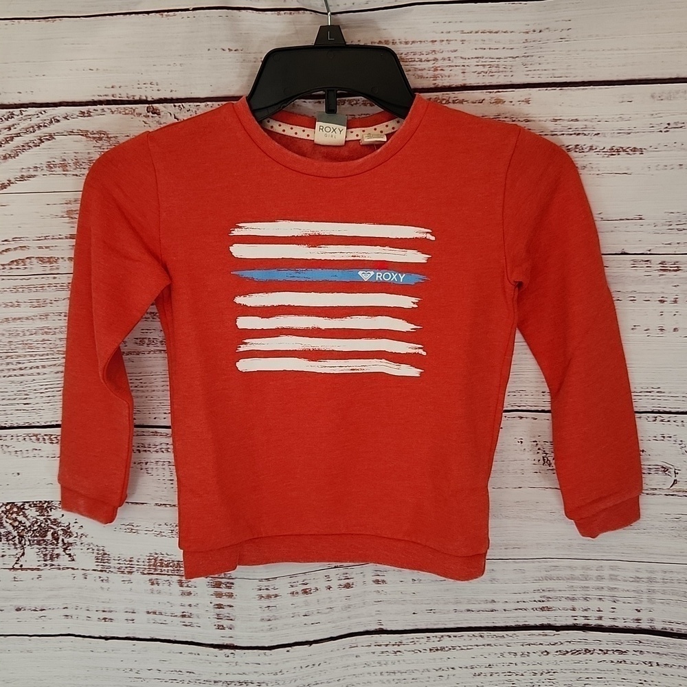 NWT Roxy girl patriotic sweatshirt